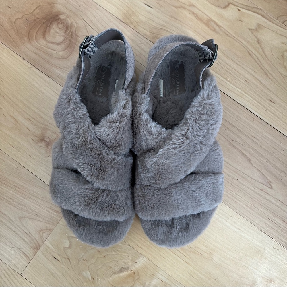 Koolaburra by UGG Faux Fur Slipper/Sandal